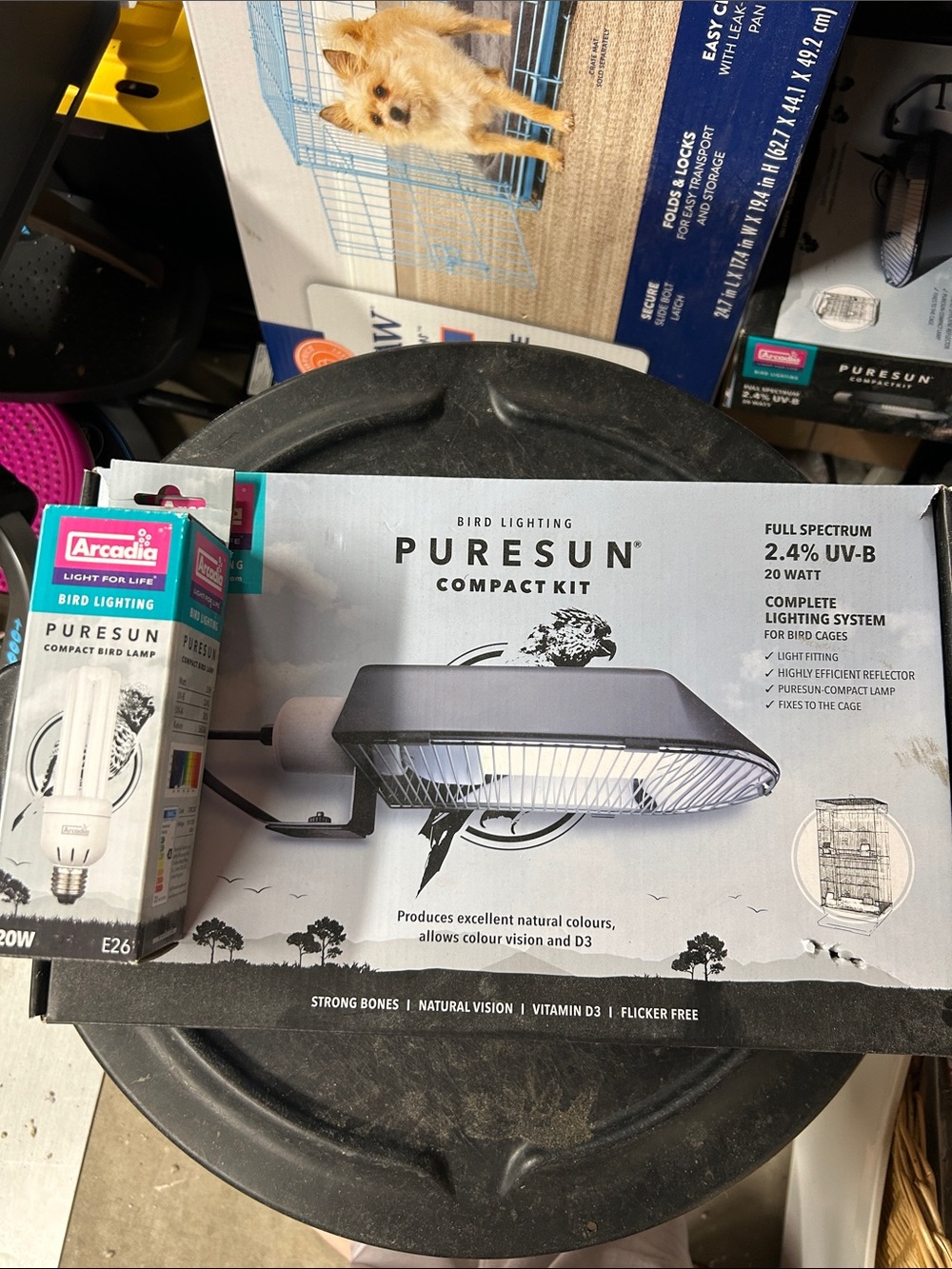 Compact Bird Lighting Kit - Black/Gray